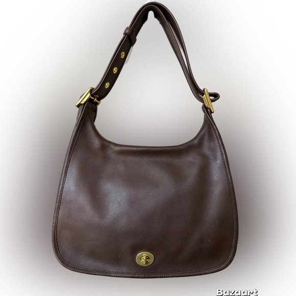 Coach Other - Vintage Coach #9718 Elegant Brown Leather Men's Bag